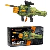 8-shot RPG rocket launcher toy gun can fire soft projectiles and simulate military toys Item Picture